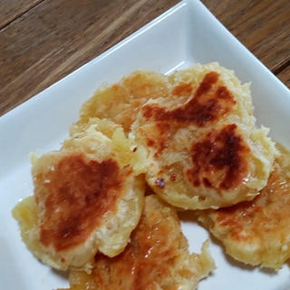 残った焼き芋とコーヒー用粉末クリームで甘芋